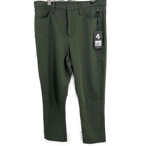 NWT Fourlaps Green Evolve 5-Pocket‎ Quick Dry Stretchy Hiking Pants Womens 16